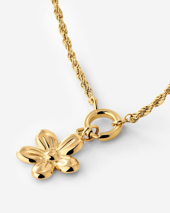 Blossom Rope Chain Collana Set Oro