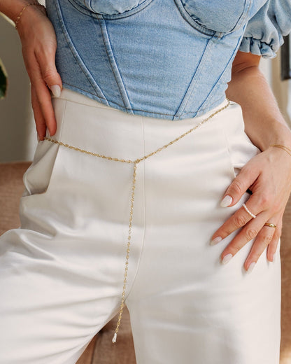Visavies Inspiring Rise and Shine Body Chain Oro