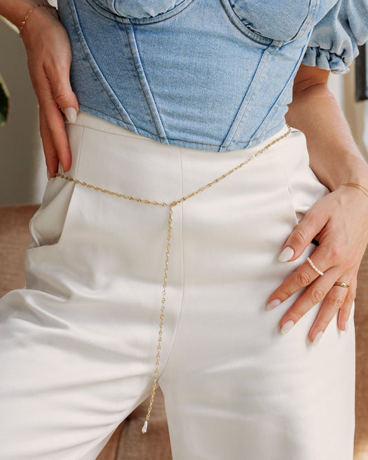 Visavies Inspiring Rise and Shine Body Chain Oro