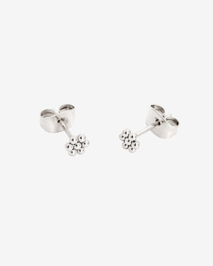 Blooming Studs Argento