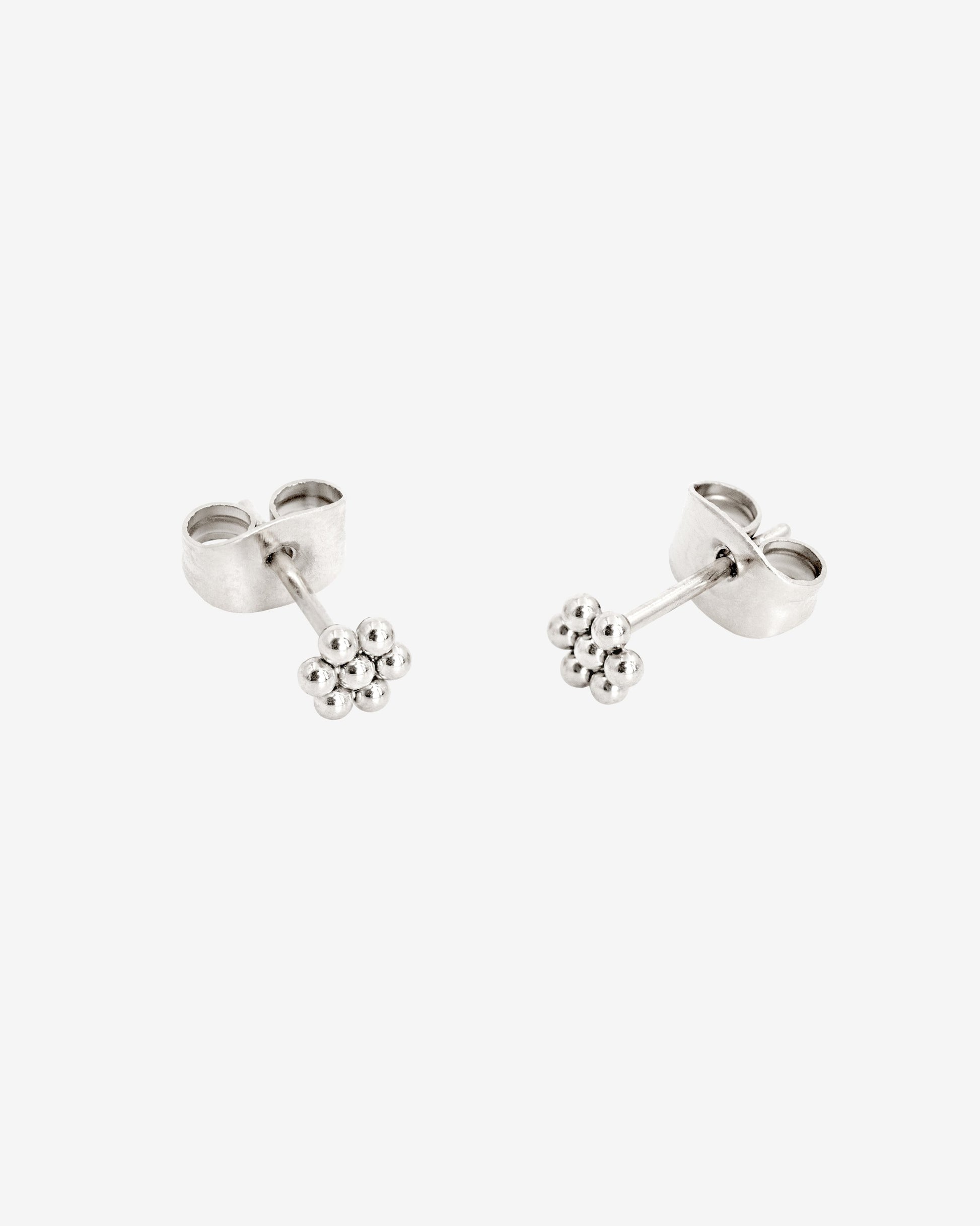 Blooming Studs Argento