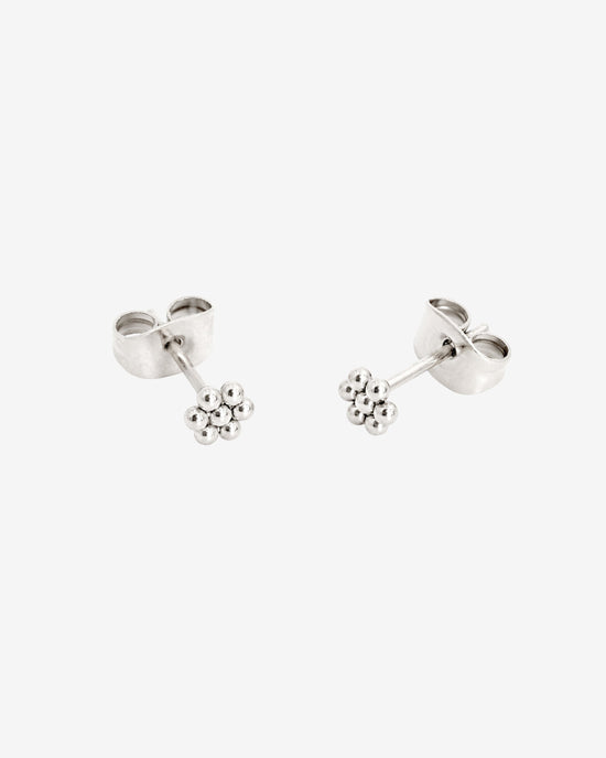 Blooming Studs Argento