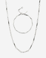 Curved Links Bundle Argento