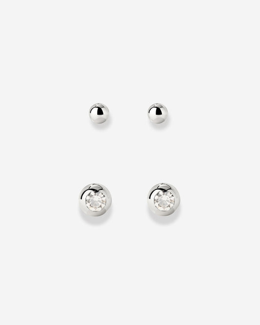 Delicate Gleam Orecchini Bundle Argento