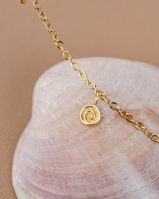 Swirl'n Choker Argento