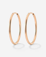 Extra Large Hoops Oro Rosa