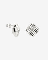 Granny Button Orecchini Small Argento