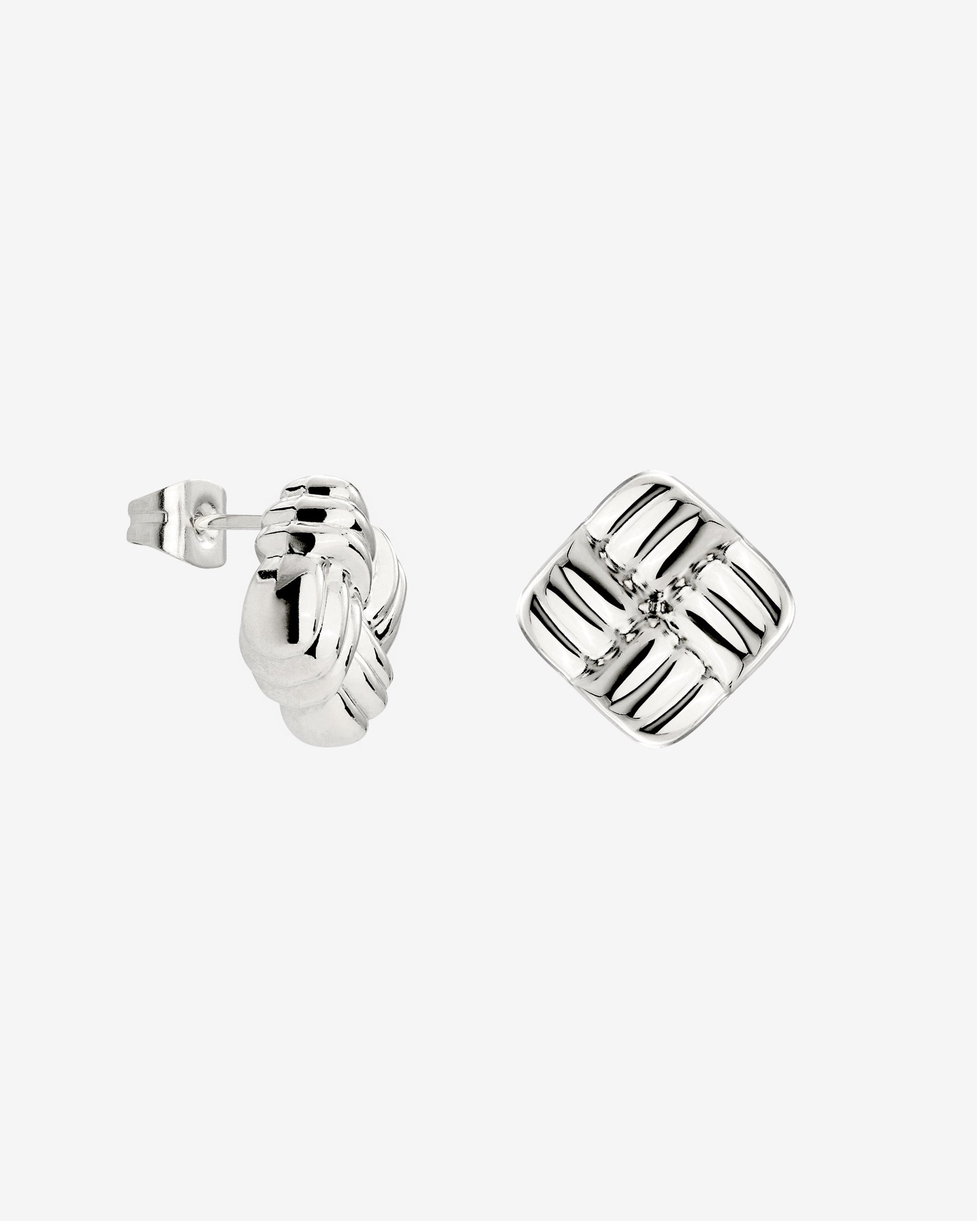 Granny Button Orecchini Small Argento
