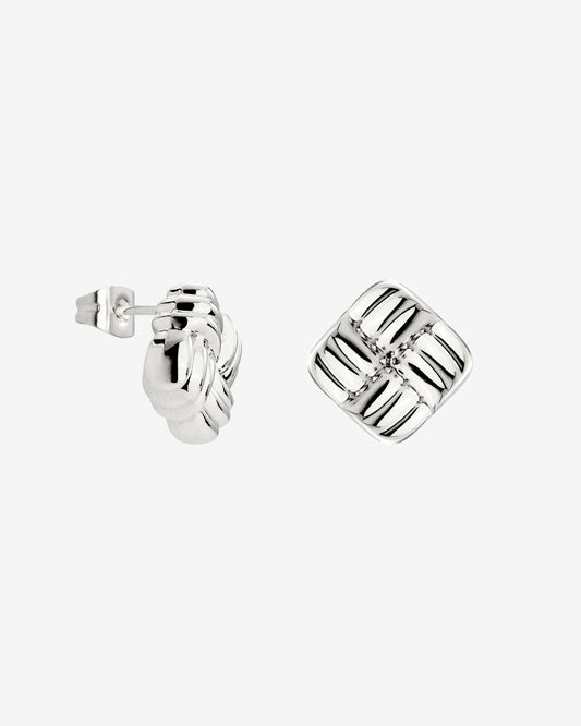 Granny Button Orecchini Small Argento