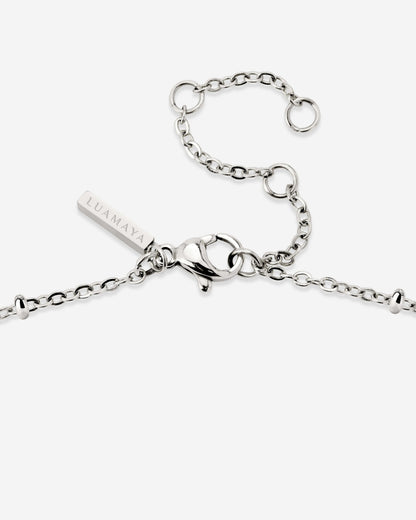 Monstera Leaf Collana Argento