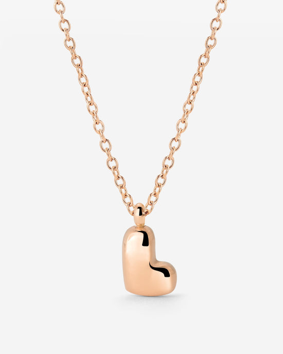 Bubble Letter Collana Oro Rosa