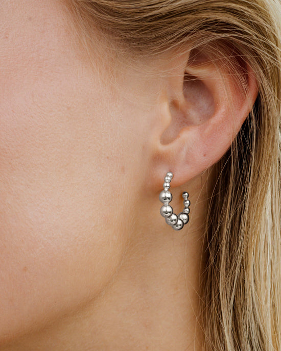 Infinite Beads Orecchini Argento