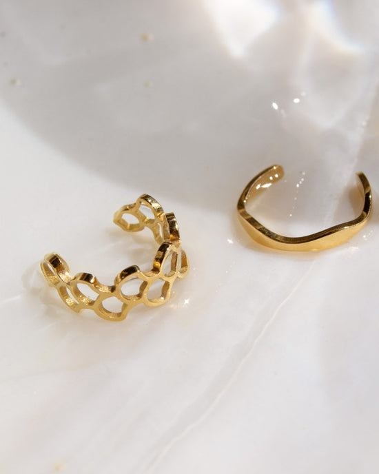 Offbeat Ear Cuff Argento