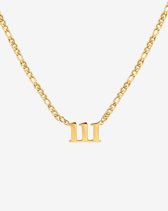 Angel Number Collana Oro