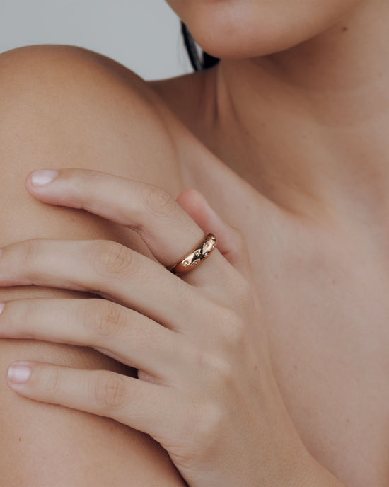 Starstruck Anello Oro Rosa