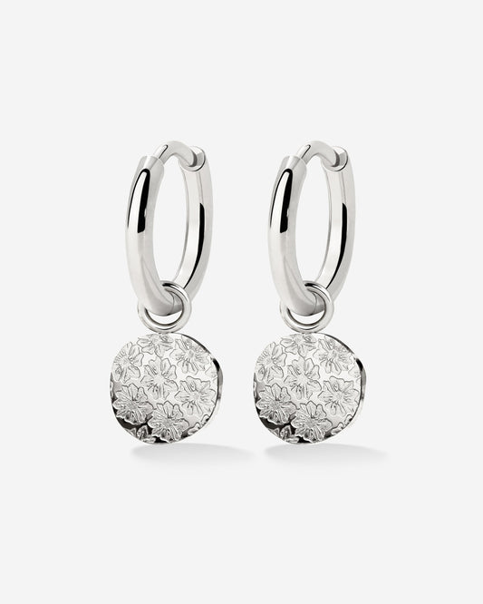 Everbloom Hoop Set Small Argento
