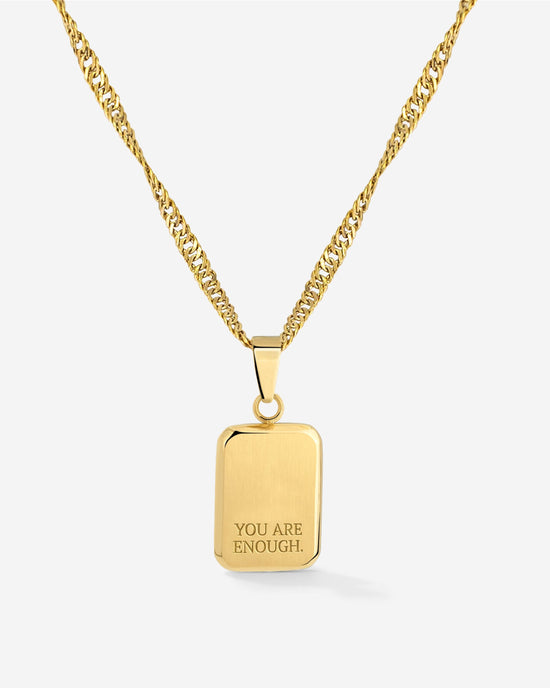 You are enough Collana Oro