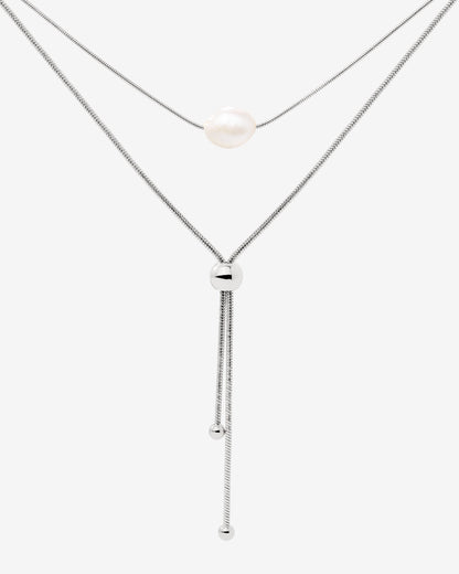 Minimalistic Elegance Necklace Bundle Argento