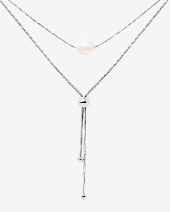 Minimalistic Elegance Necklace Bundle Argento