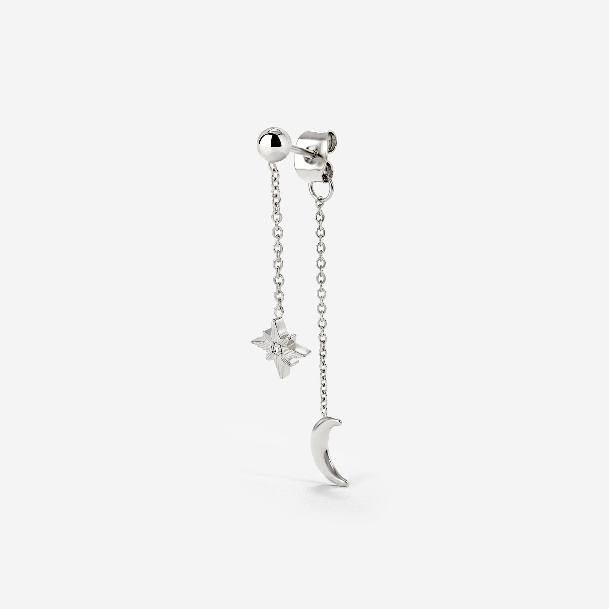 Shiny Ines Stud Orecchino Argento