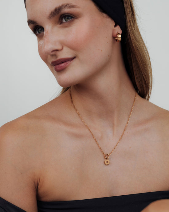 Sun Ray Singapore Chain Collana Oro Rosa