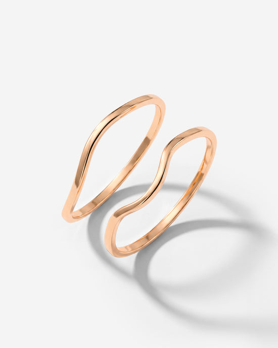 Skinny Dip Anello Duo Oro Rosa