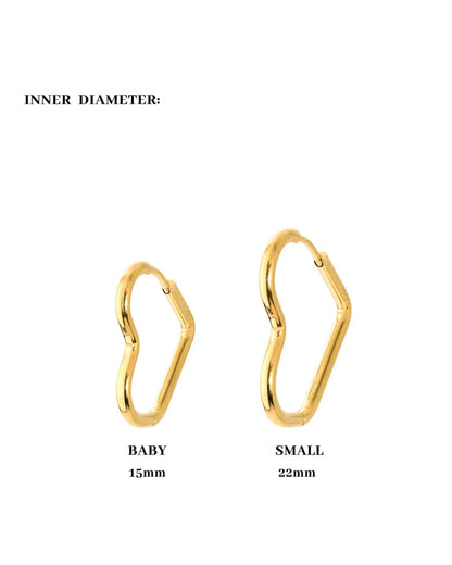 Heartily Hoop Set Argento