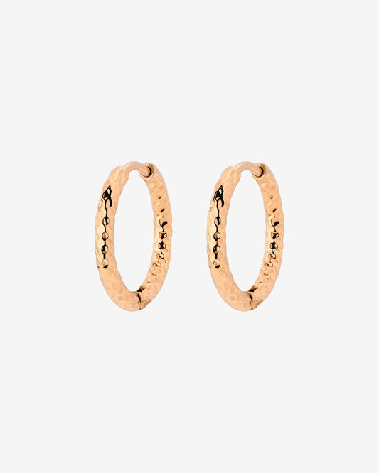 Prism Hoops Small Oro Rosa