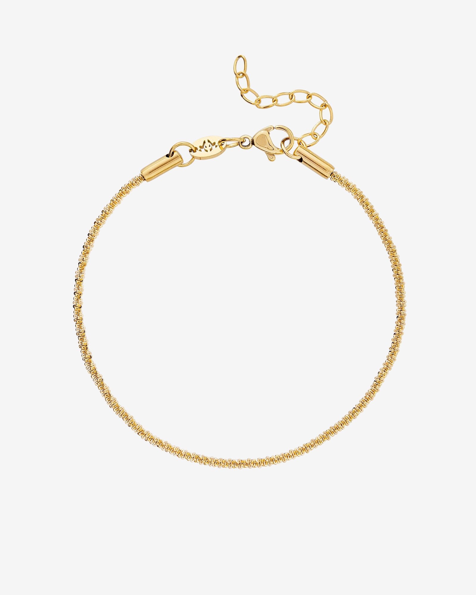 Criss Cross Chain Bracciale Oro
