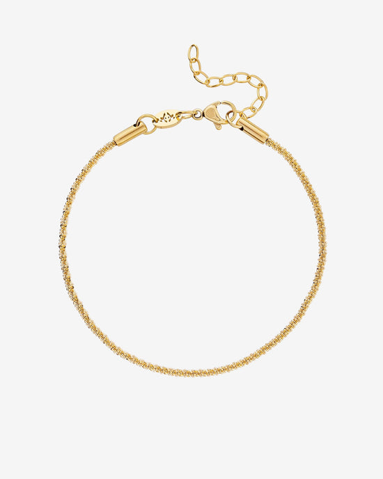 Criss Cross Chain Bracciale Oro