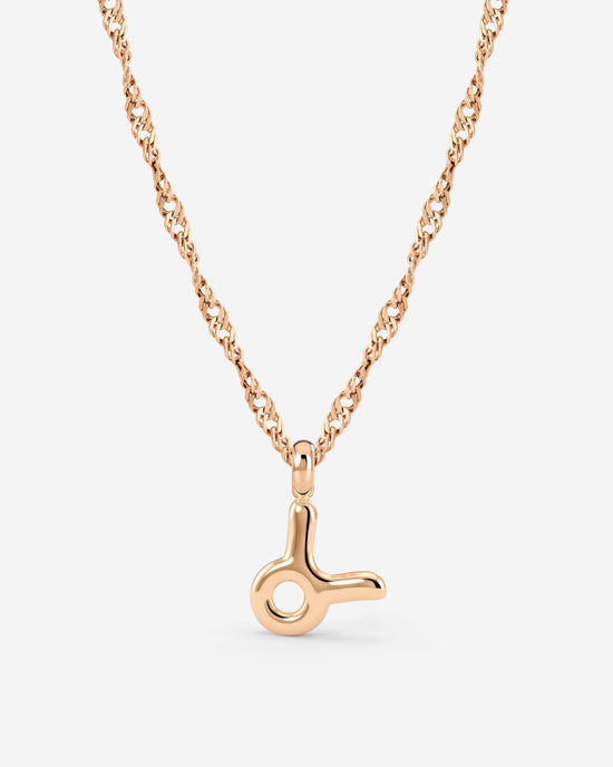 Taurus Bubble Collana Oro Rosa