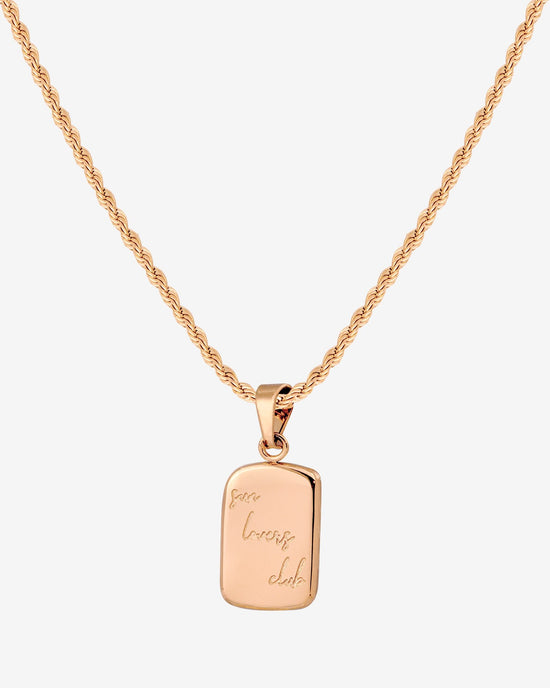 Sun Lover Pendant Collana Oro Rosa