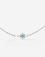 Forever Blue Daisy Collana Argento