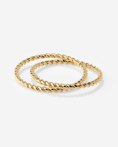 Twisted Anello Duo Oro