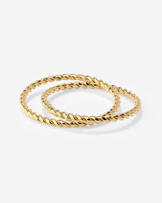 Twisted Anello Duo Oro