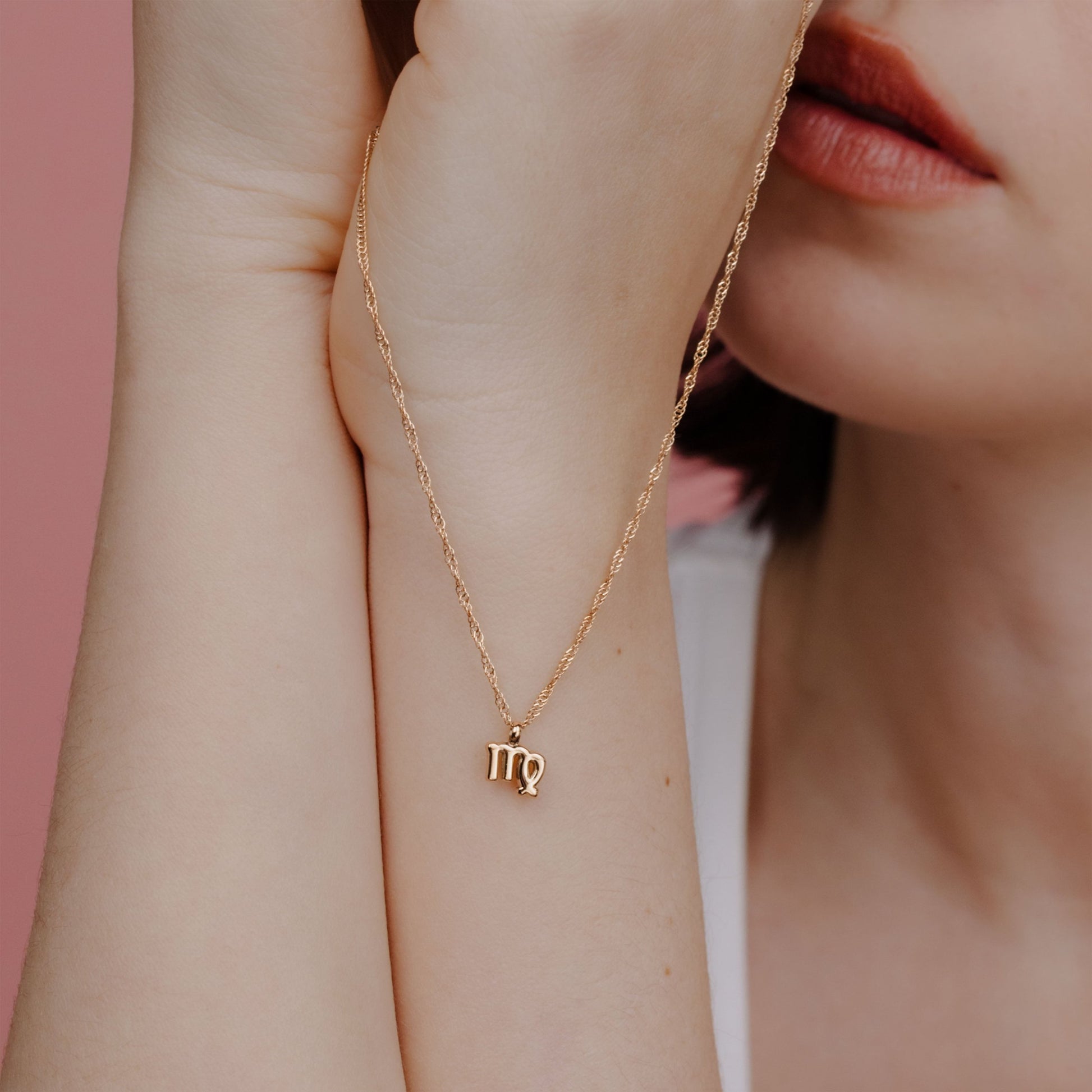 Virgo Bubble Collana Oro Rosa