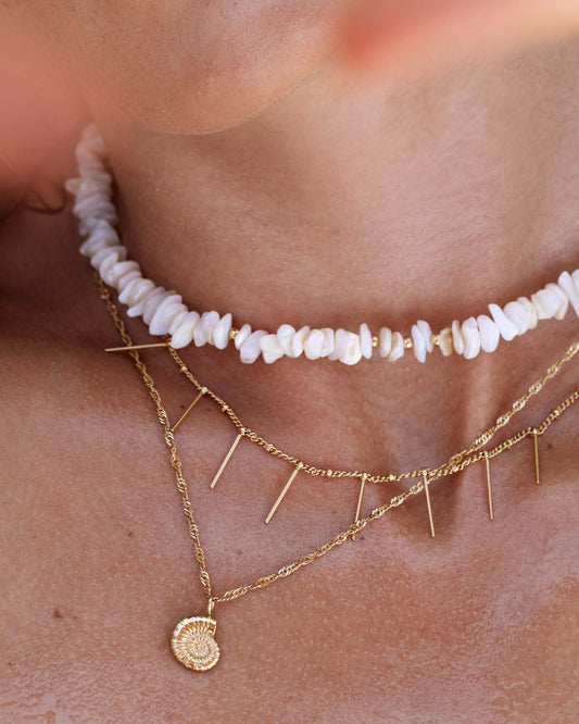 By the Beach Choker Oro