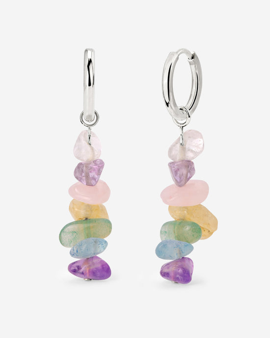 Luminous Lisy Hoop Set Small Argento