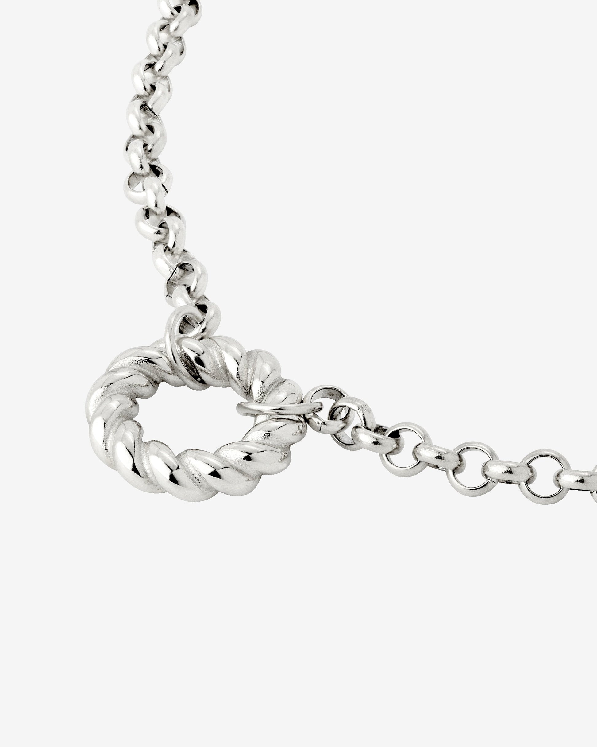 Twisted Donut Collana Argento