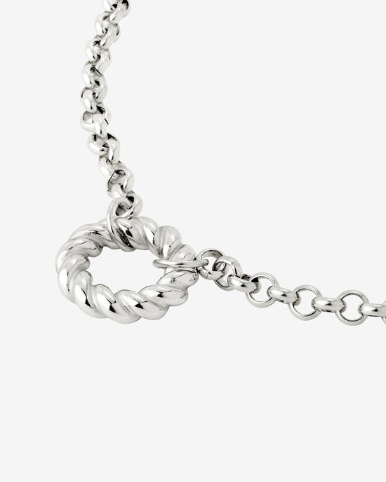 Twisted Donut Collana Argento