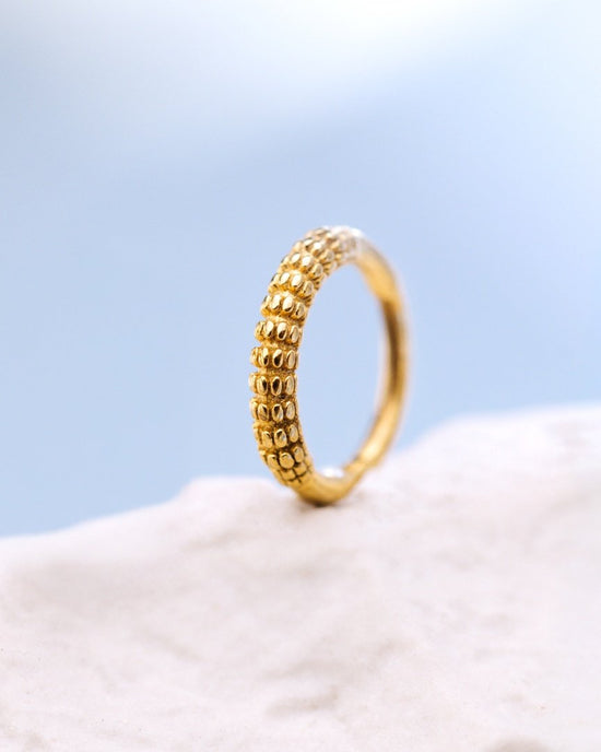Striped Piercing Argento