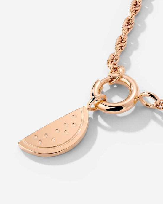 Melony Rope Chain Collana Set Oro Rosa