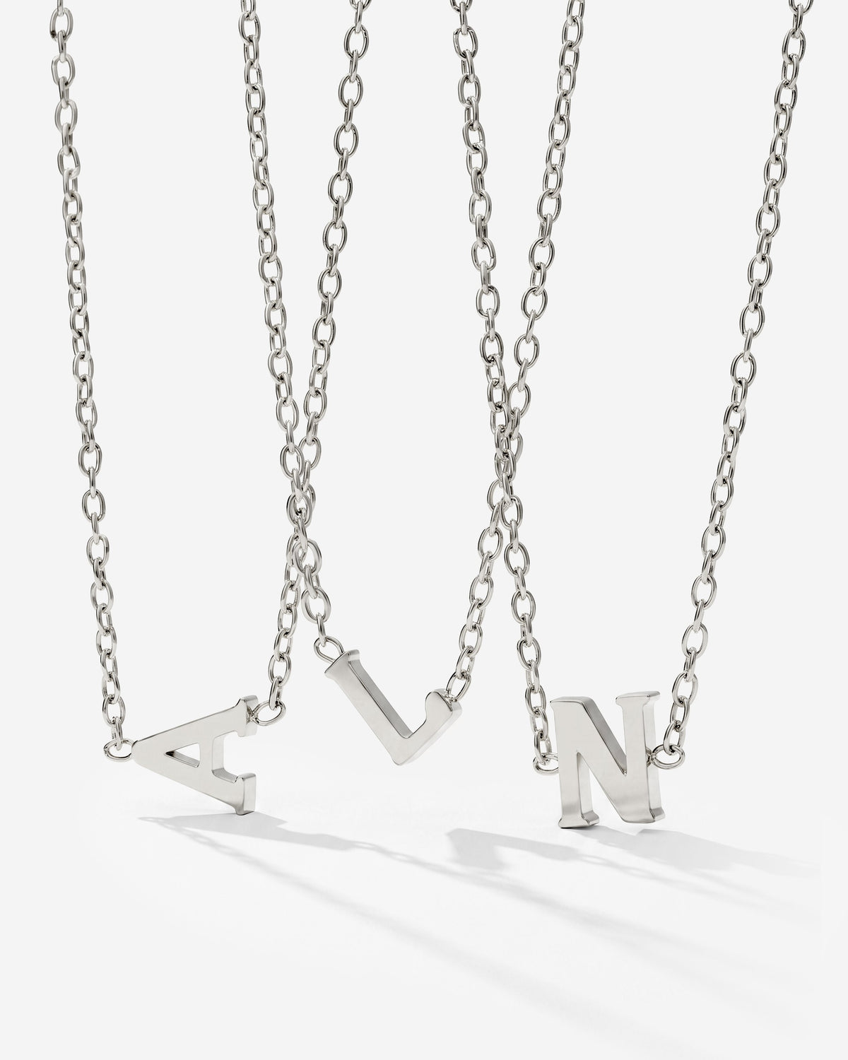 Tiny Letter Necklace