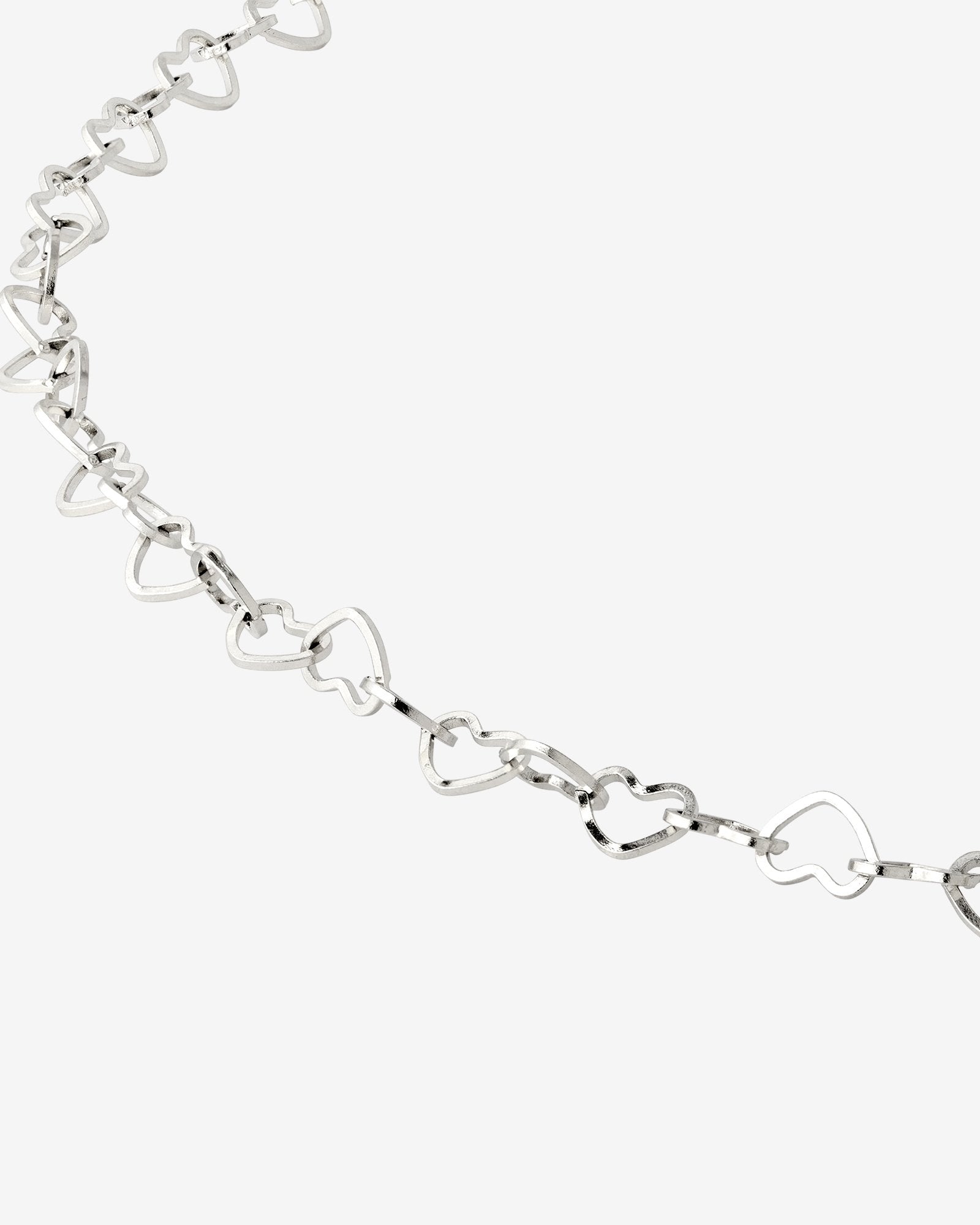 Heart after Heart Collana Argento