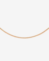 Round Snake Collana Oro Rosa