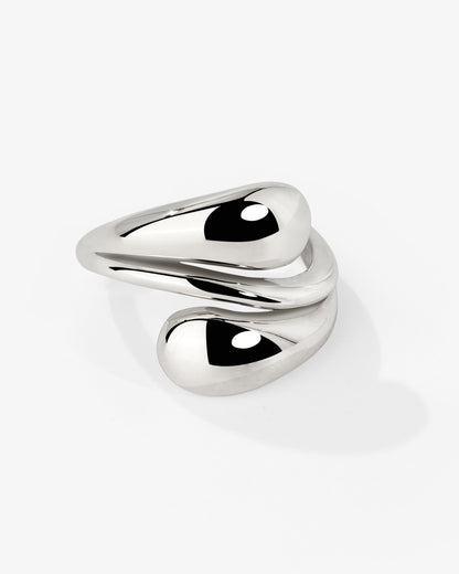Sculpted Touch Anello Argento