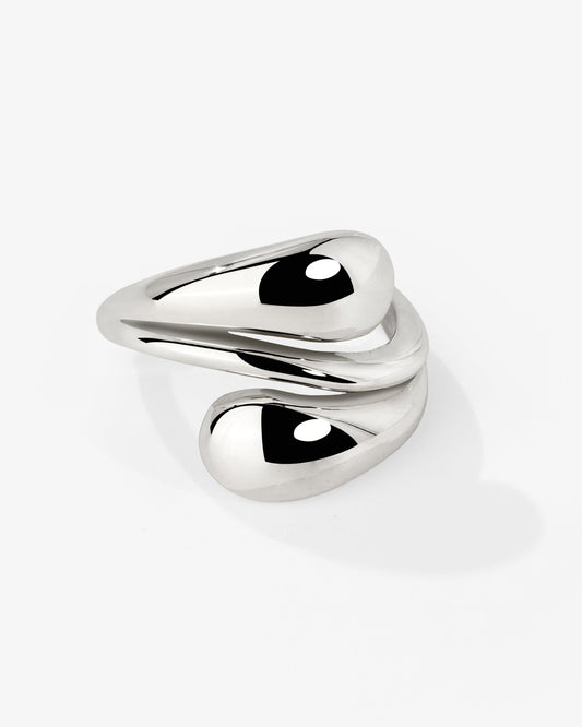 Sculpted Touch Anello Argento