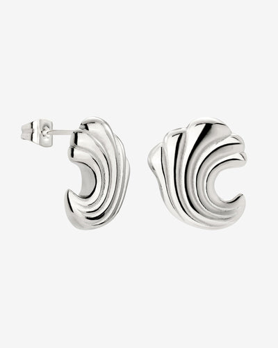 Bold Wave Orecchini Argento