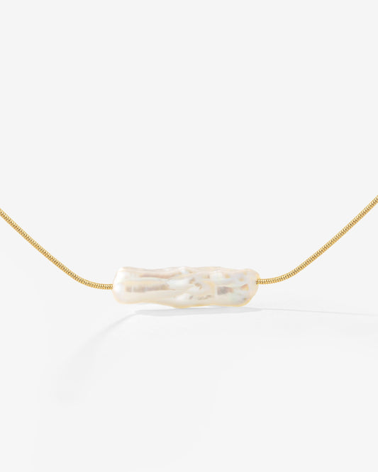 Luminous Pearl Choker Oro