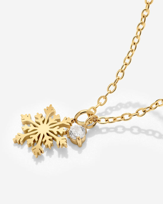 Sparkling Snowflake Collana Oro